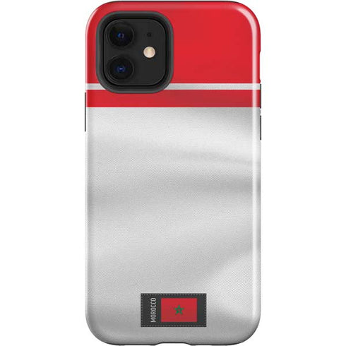 Morocco Soccer Flag iPhone 12 Impact Case